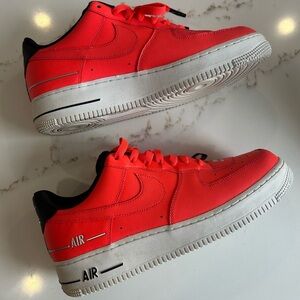 Nike Air Force 1 '07 LV8 'Double Air Pack - Laser Crimson men’s 9